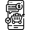 social media and card icon